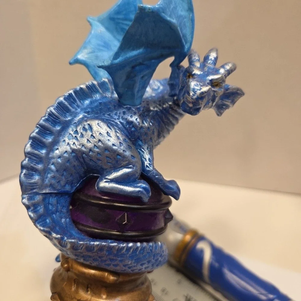 Great Wolf Lodge‎ MagiQuest Wand Blue Dragon Topper Blue Shaft